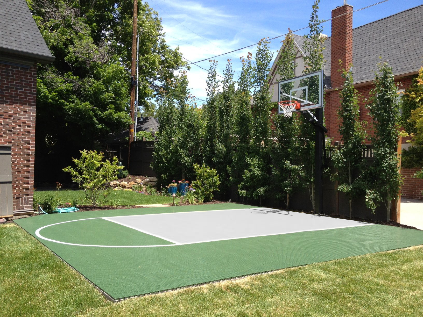 Customer Diy Court Ideas Dunkstar Diy Basketball Courts